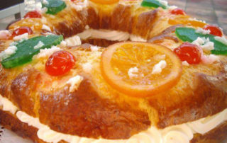 Roscón de reyes vegano