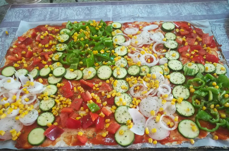 Pizza vegetal Murcia