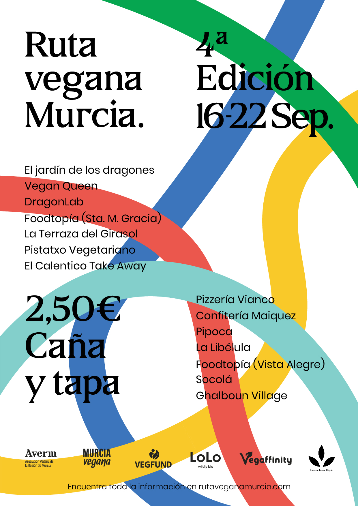 Cartel 4 Ruta vegana Murcia